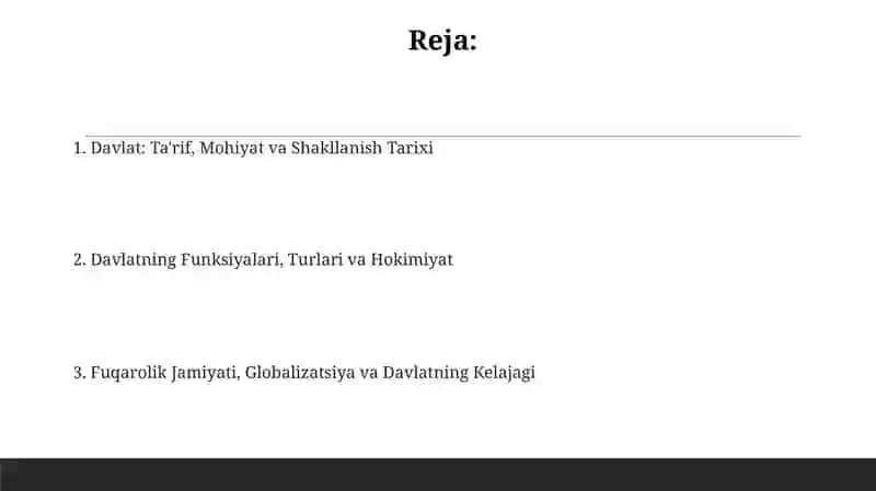 Davlat jamiyatning mavjud bo'lishi bir shakli 2