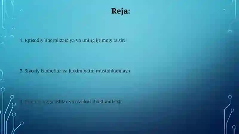 Oʻzbekistondagi ijtimoiy-siyosiy vaziyat 2