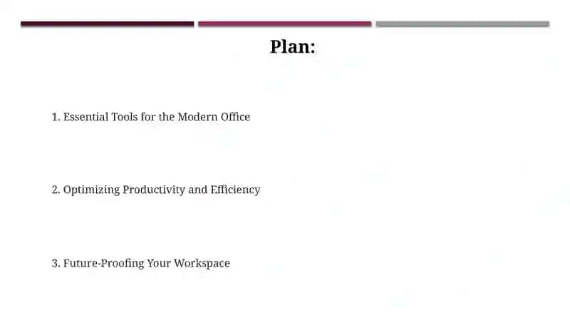 Essential Office Supplies and Equipment 2
