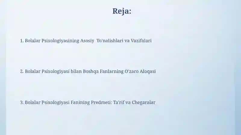 Bolalar Psixologiyasi 2
