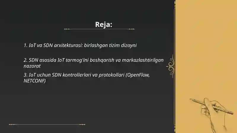 IoT va SDN Texnologiyasi 2