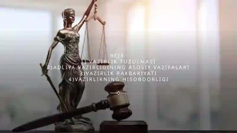 Adliya organlarining tizimi 2