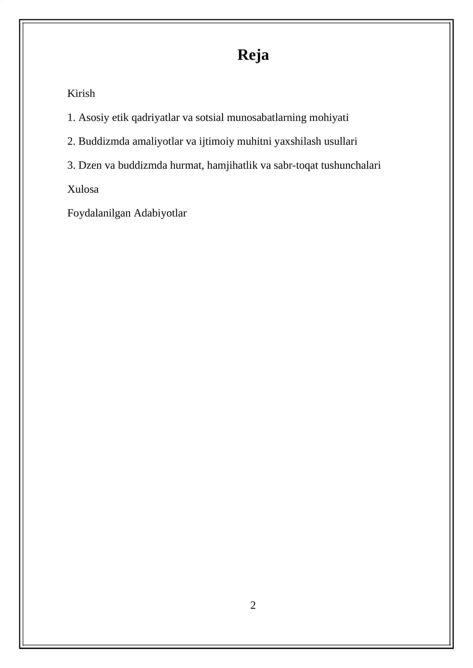 Dzen va buddizmda sotsial munosabatlar 2