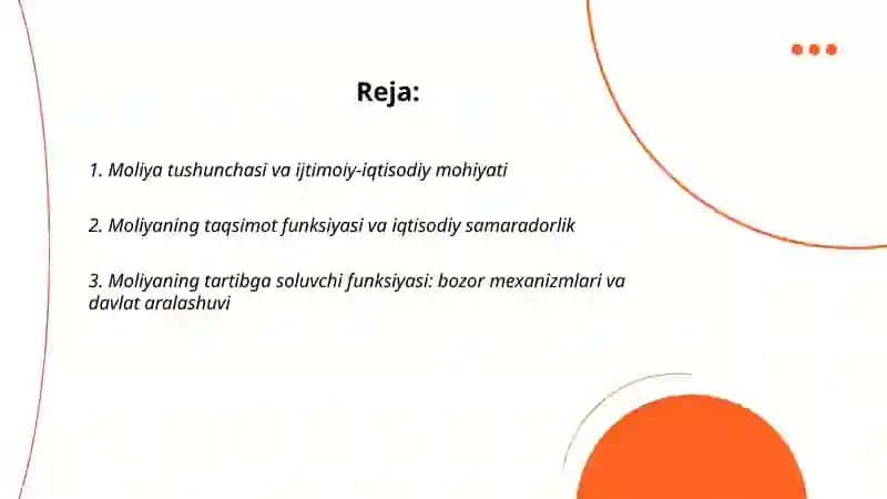 Moliyaning ijtimoiy iqtisodiy mohiyati va funksiyalari 2