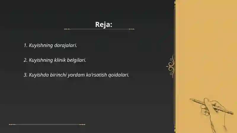 Kuyish, Muzlash 2