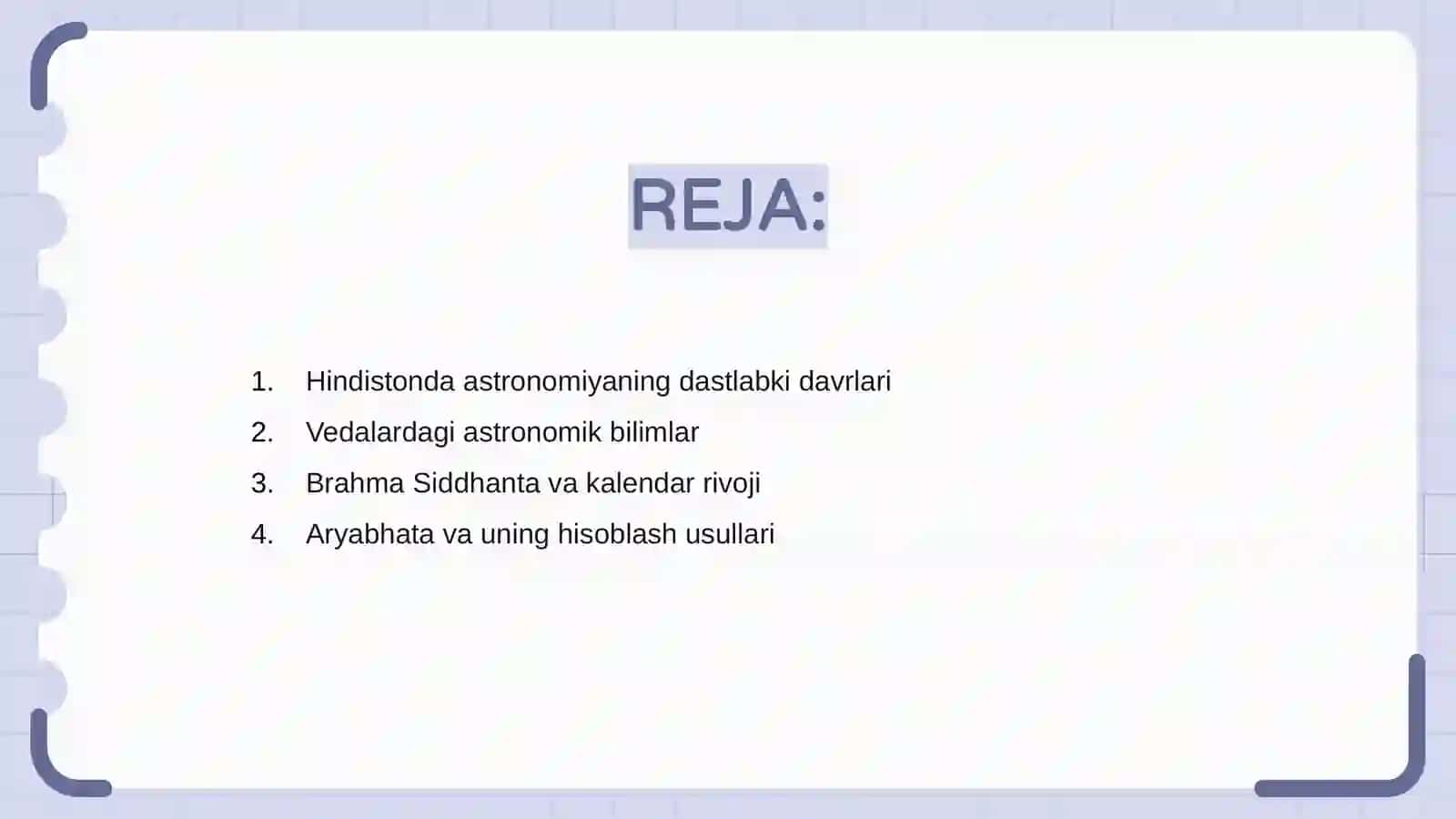 Hindistonda astronomik hisoblar va kalendar tizimlar 2