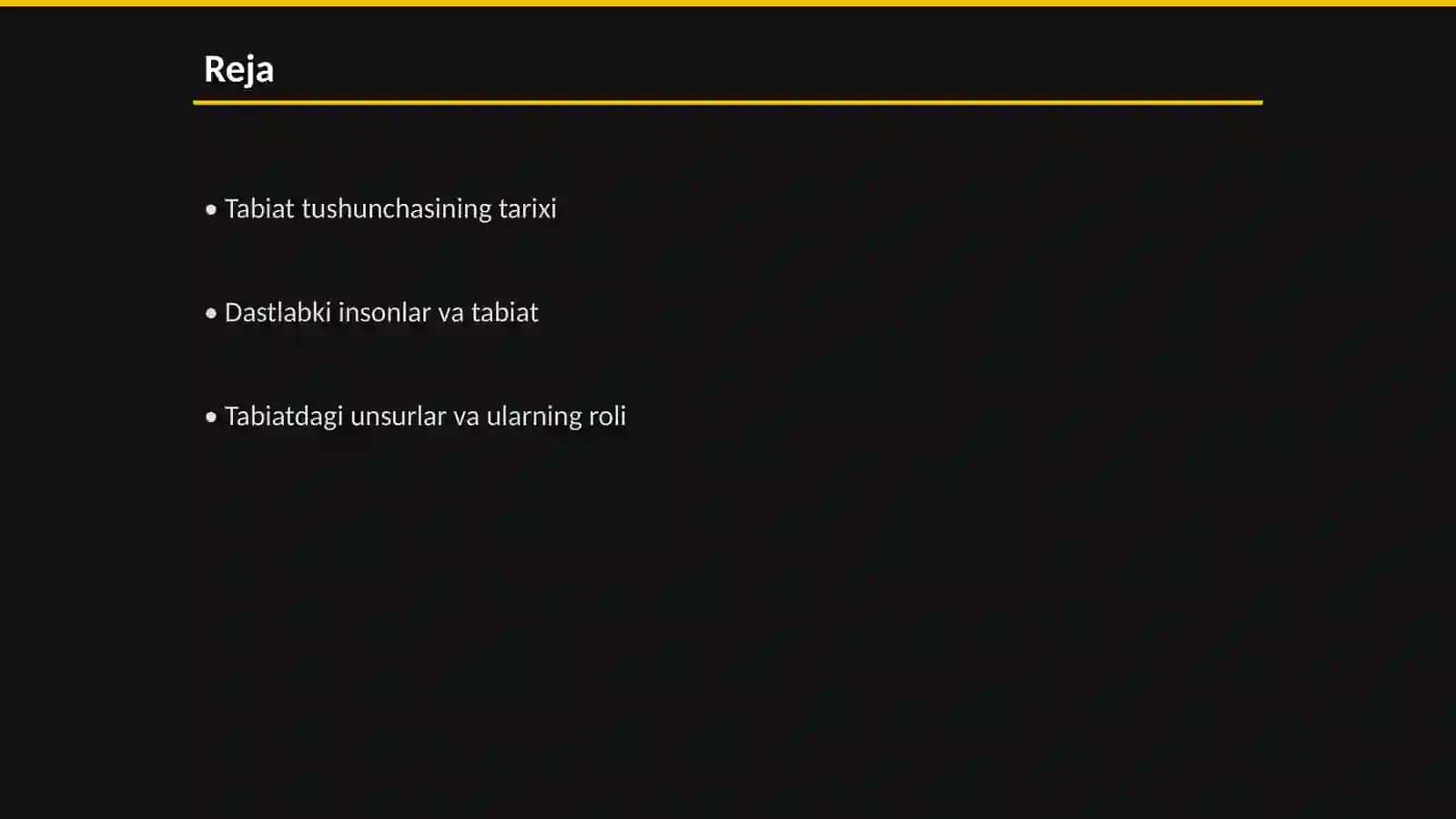 Tabiat haqidagi ilk tasvvurlarning shakllanishi 2