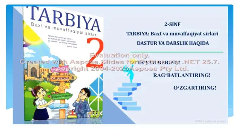 2-sinf Tarbiya darsligini o‘rganish 2