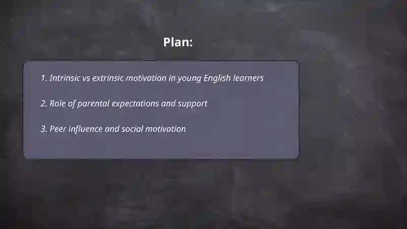 Motivation for learning English among young people 2
