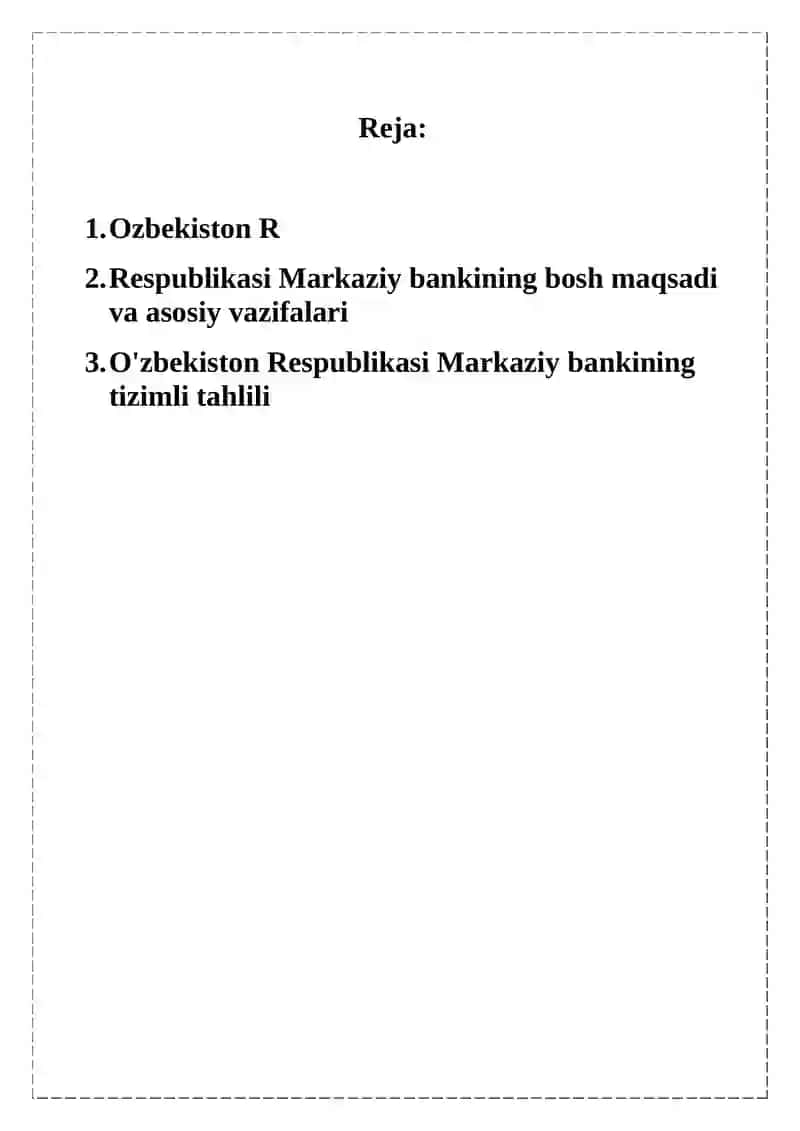 O'zbekiston Respublikasi Markaziy banki 2