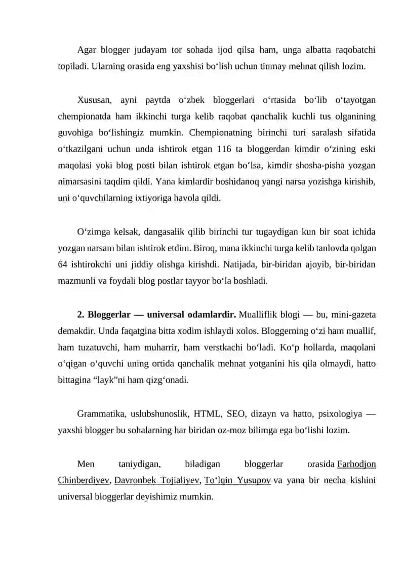 Bloger etikasi Xakker etikasi 2