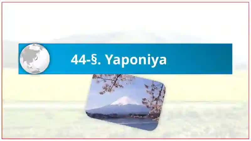 Yaponiya geography 2
