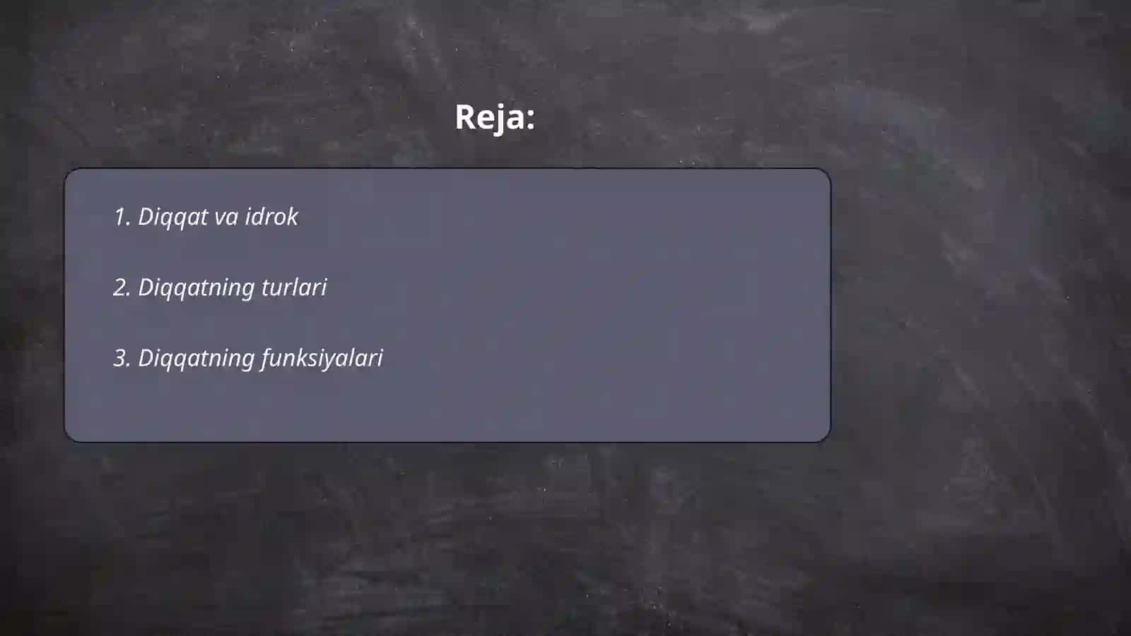 Diqqat boʻyicha psixologik nazariyalar 2