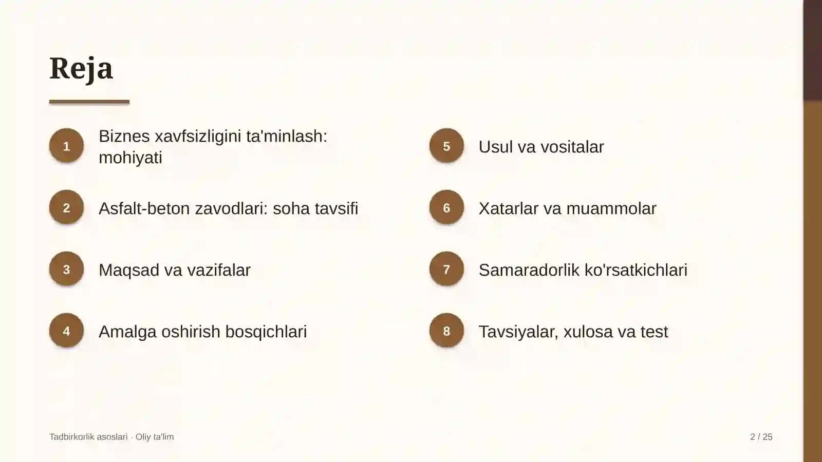 Asfalt-beton zavodlarida biznes xavfsizligini ta'minlash 2