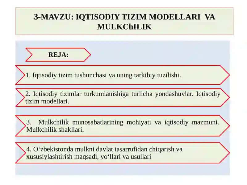 IQTISODIYOT NAZARIYASI 2