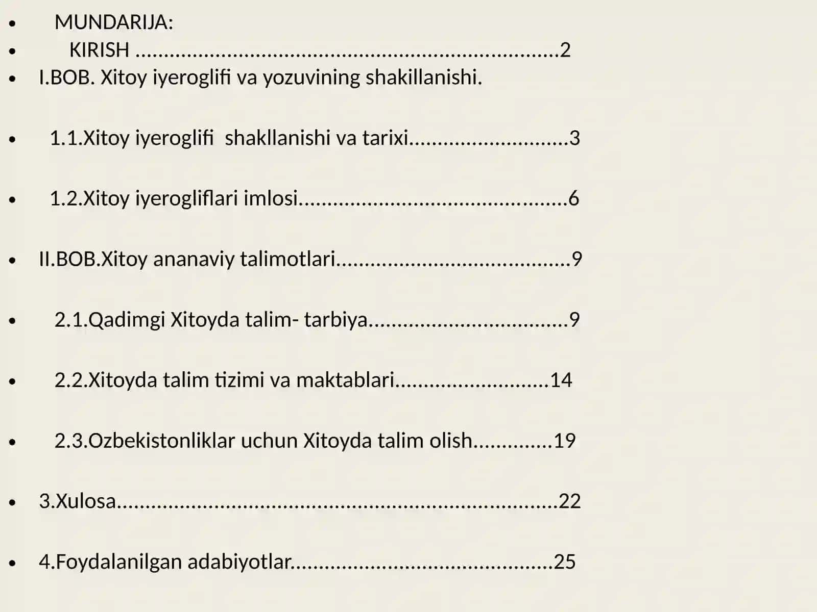 Xitoy yozuvi va an'anaviy ta'limotlari 2