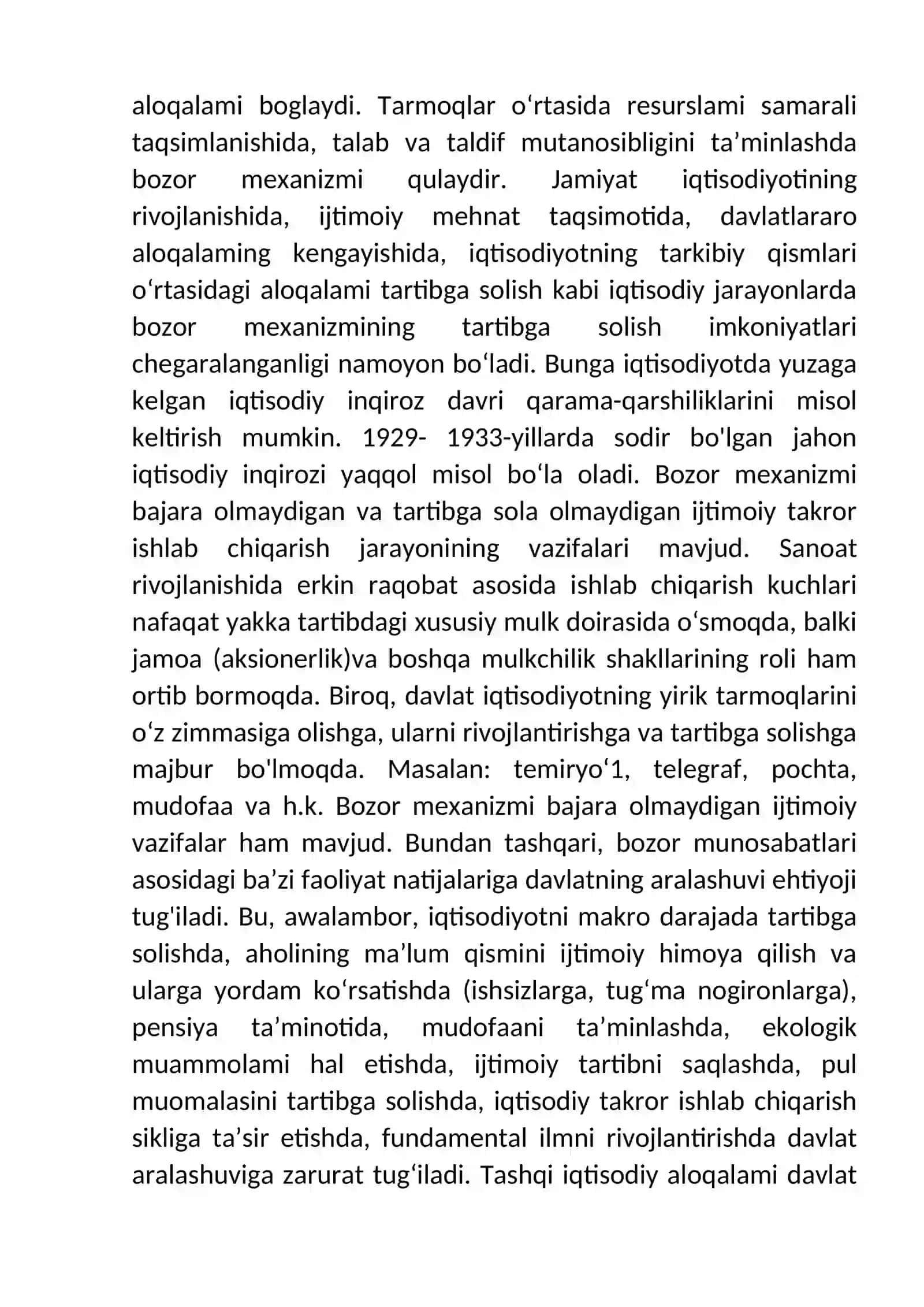 Bozor iqtisodiyoti 2