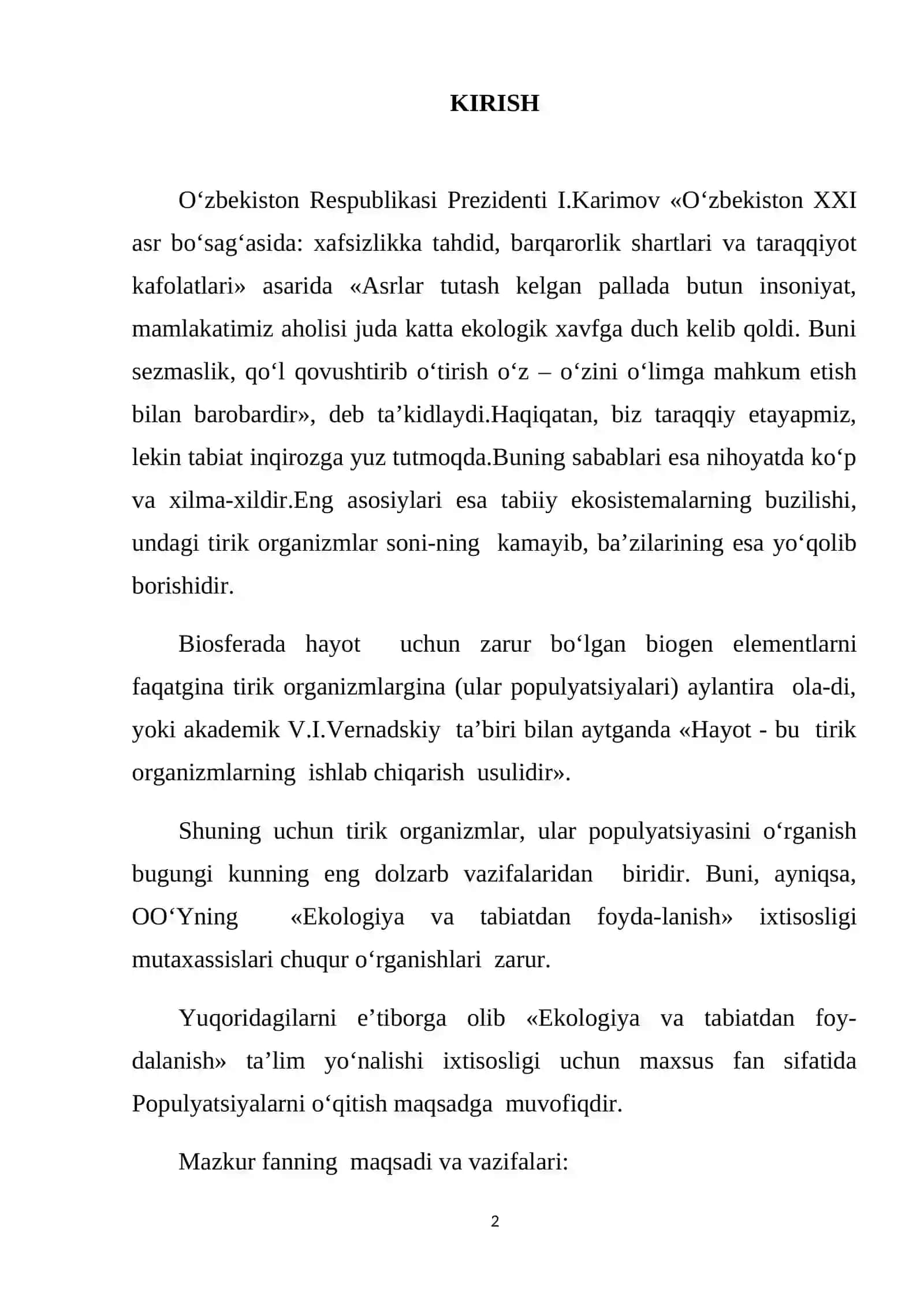 Populyatsiya strukturasi 2