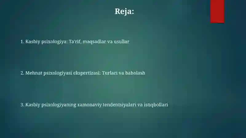 Psixologik professiografiya 2