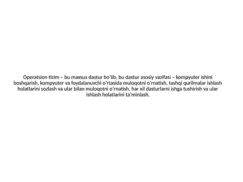Informatikadan mustaqil ish 2