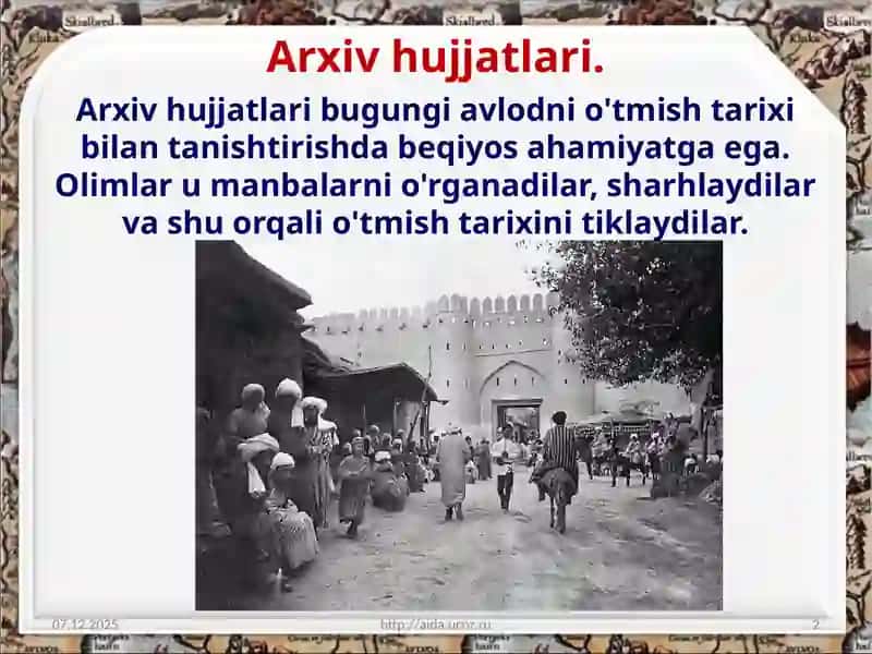 Xiva xonligi tarixi bo'yicha manbalar 2