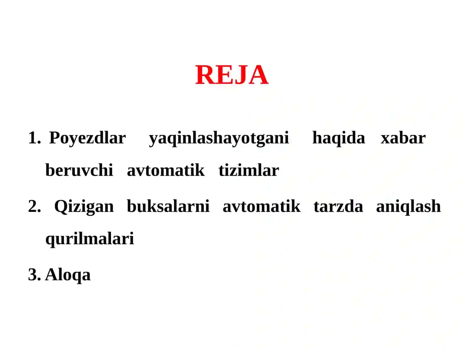 16-MA’RUZA TEMIRYO‘LTRANSPORTIDA ALOQA INSHOAT VA QURILMALARI 2