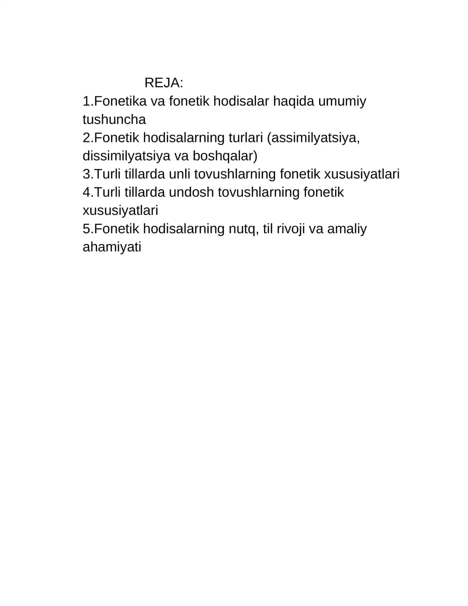 Turli tillardagi fonetik hodisalar 2