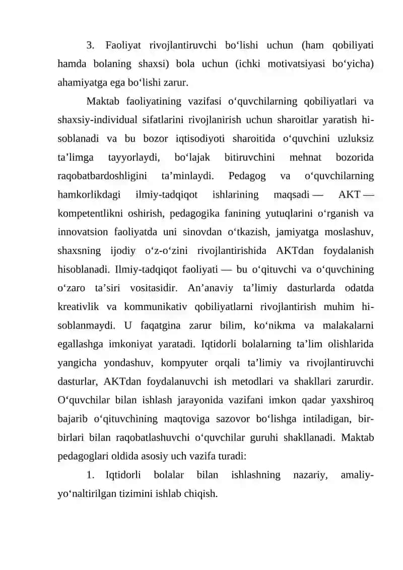 Iqtidorli bola shaxsi 2