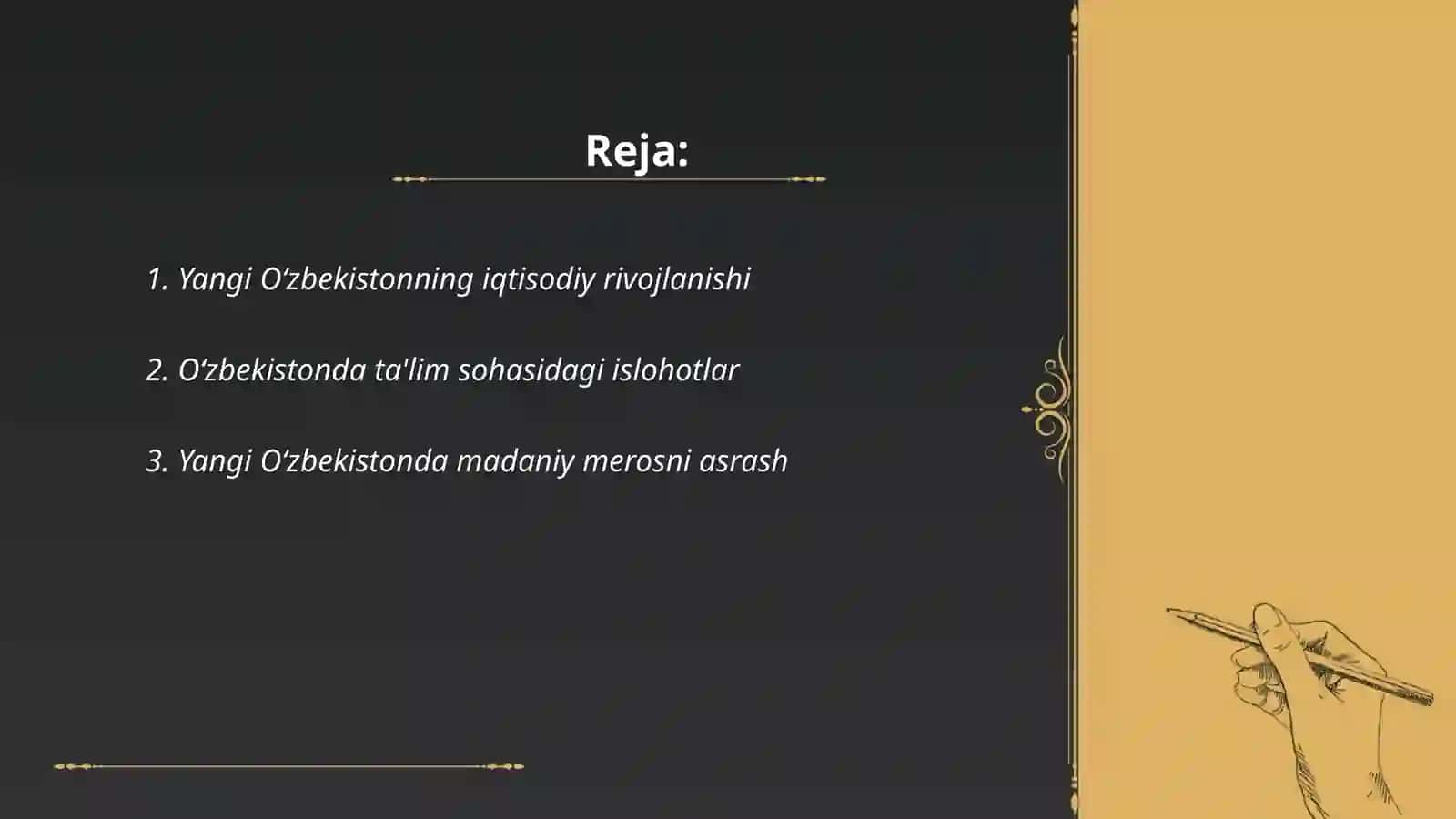 Yangi O‘zbekistonning iqtisodiy rivojlanishi 2