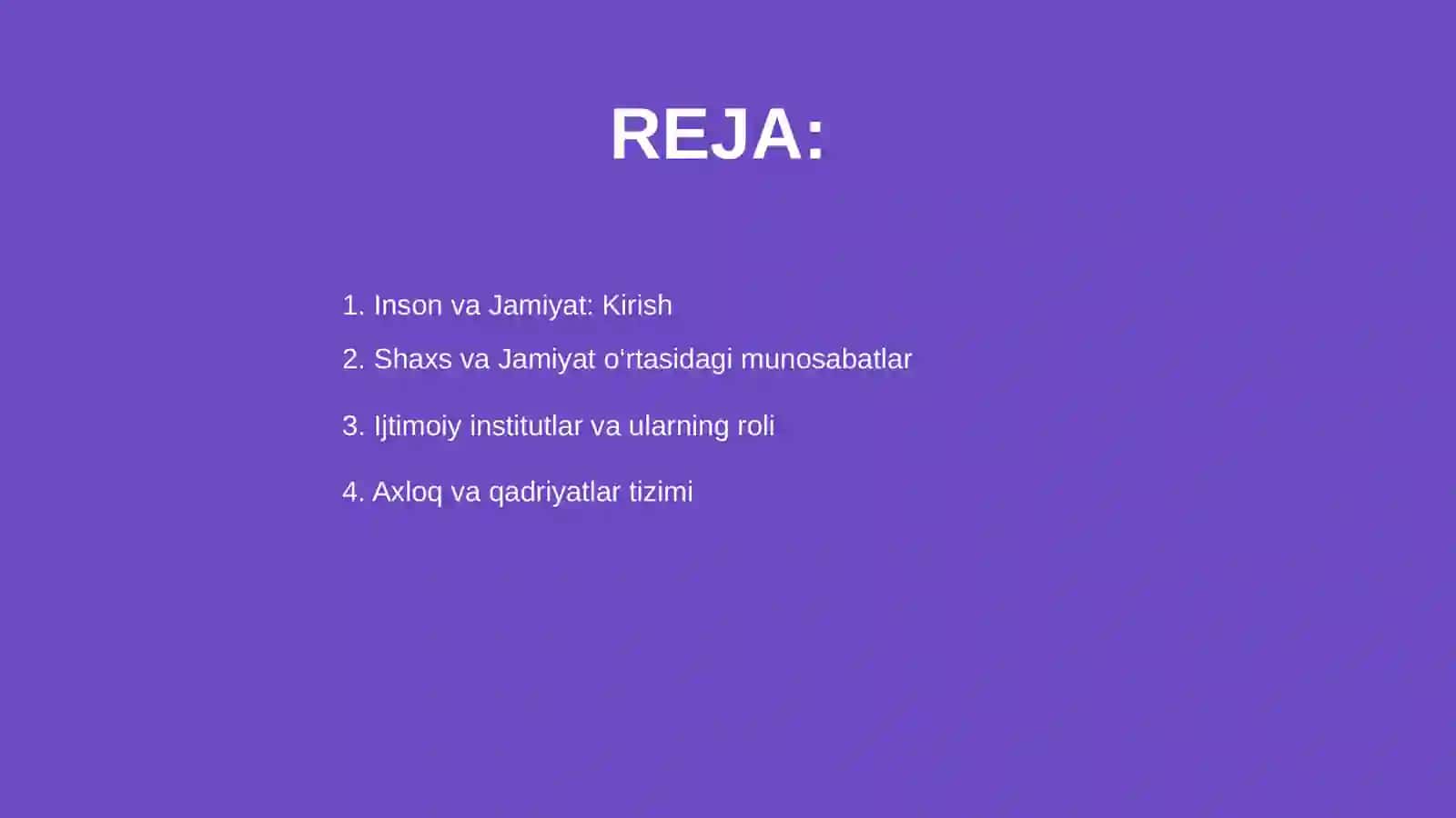 Inson va Jamiyat 2