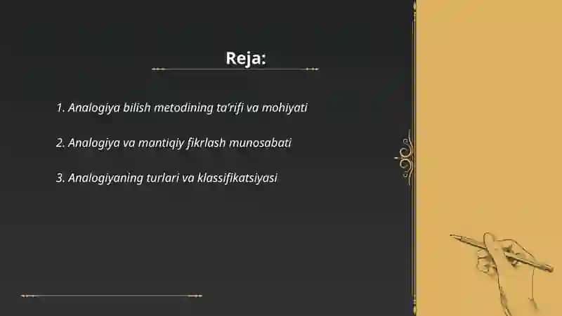 Analogiya bilish metodi 2