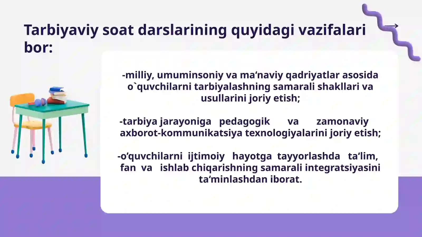 Sinf tarbiyaviy soatlarini tashkil etish texnologiyasi 2