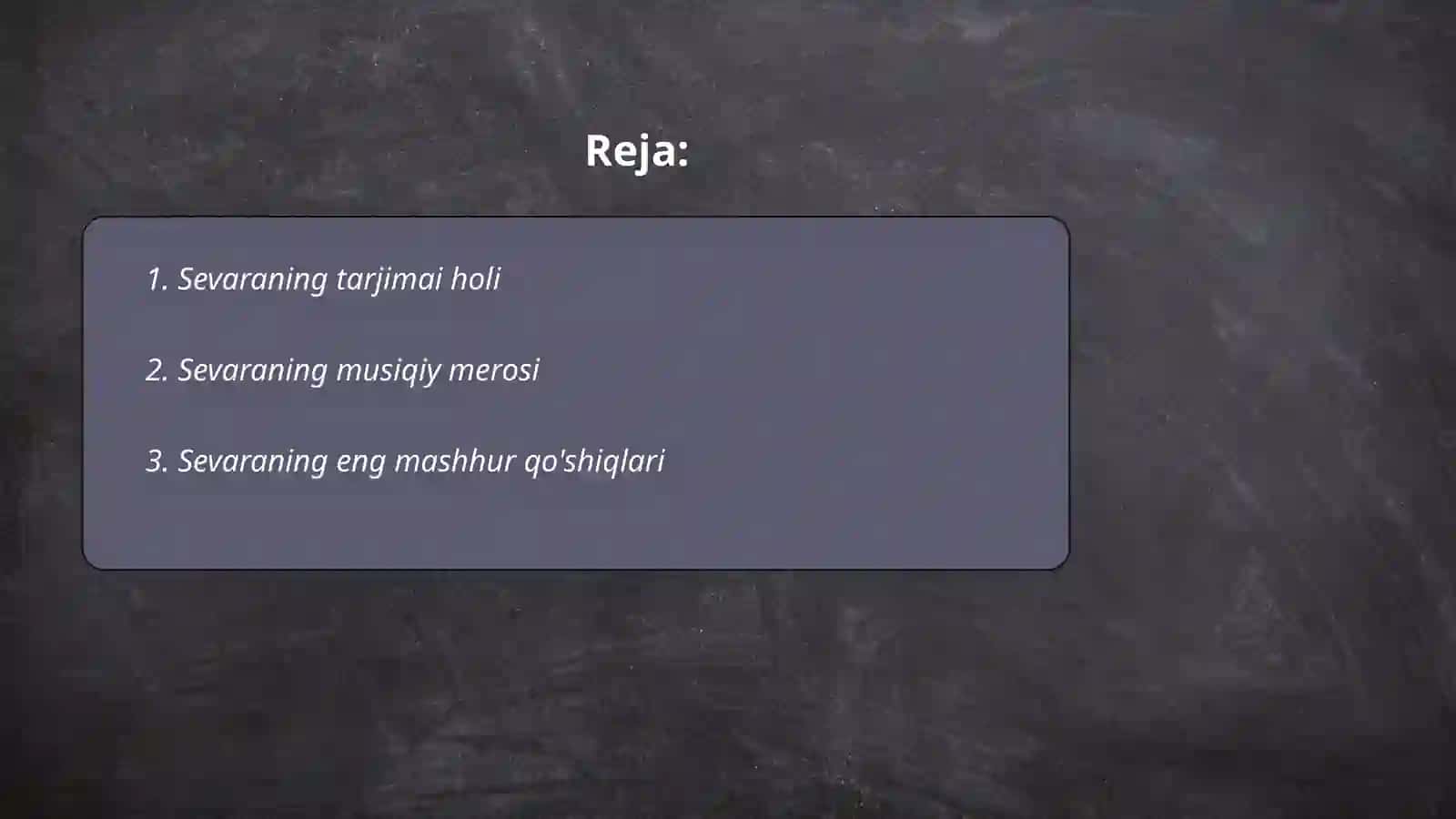Sevaraning Tarjimai Holi 2