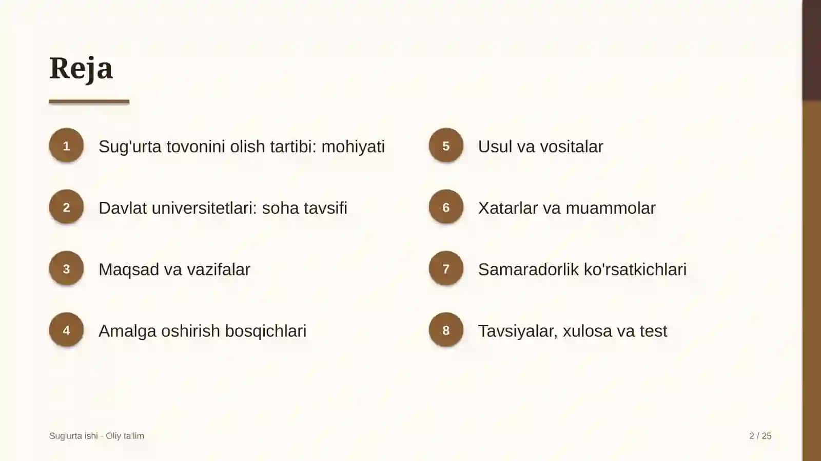 Davlat universitetlarida sug'urta tovonini olish tartibi 2