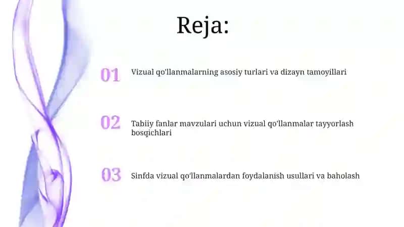 Vizual qo'llanmalarning asosiy turlari va dizayn tamoyillari 2