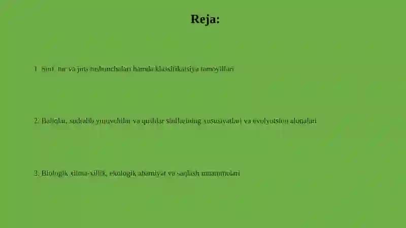 Biologiya fanidan 2