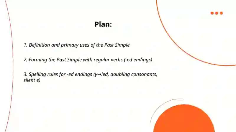 Past Simple 2