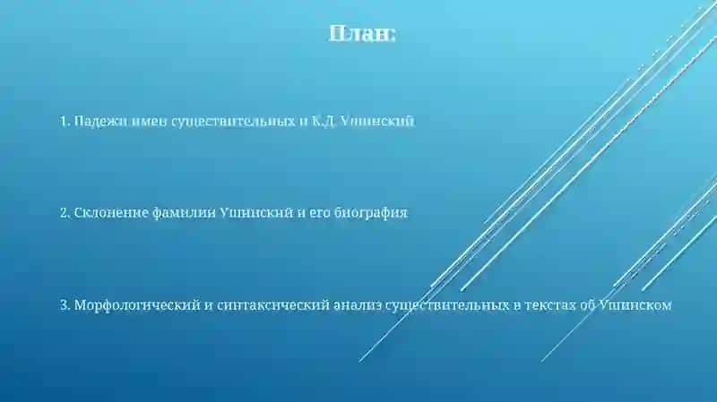 Склонение имен существительных 2