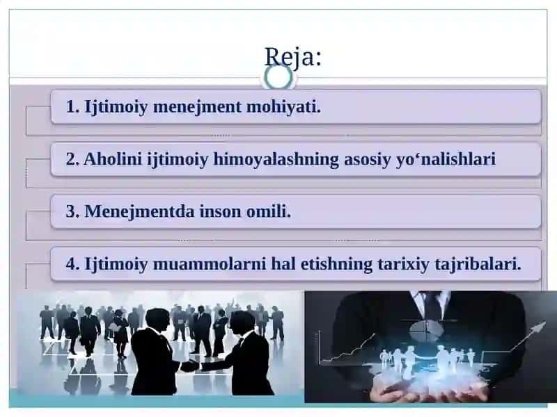 Ijtimoiy menejment 2