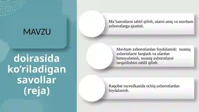 BIZNESDA NOANIQ AXBOROTLAR 2