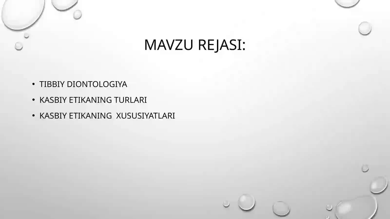 Tibbiy Diontologiya 2