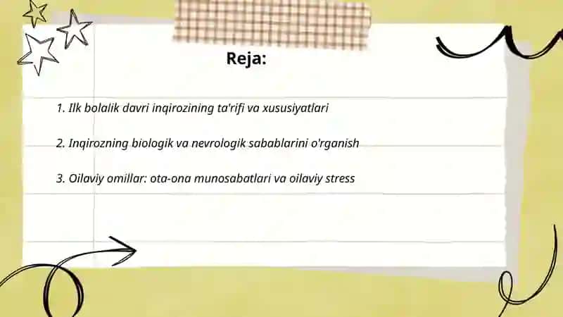 Ilk bolalik davri inqirozi 2
