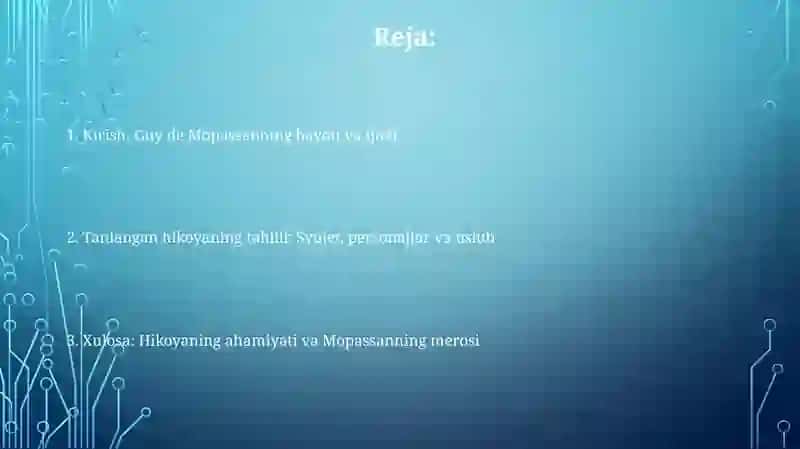 Gi de Mopassan hikoyanavisligi 2