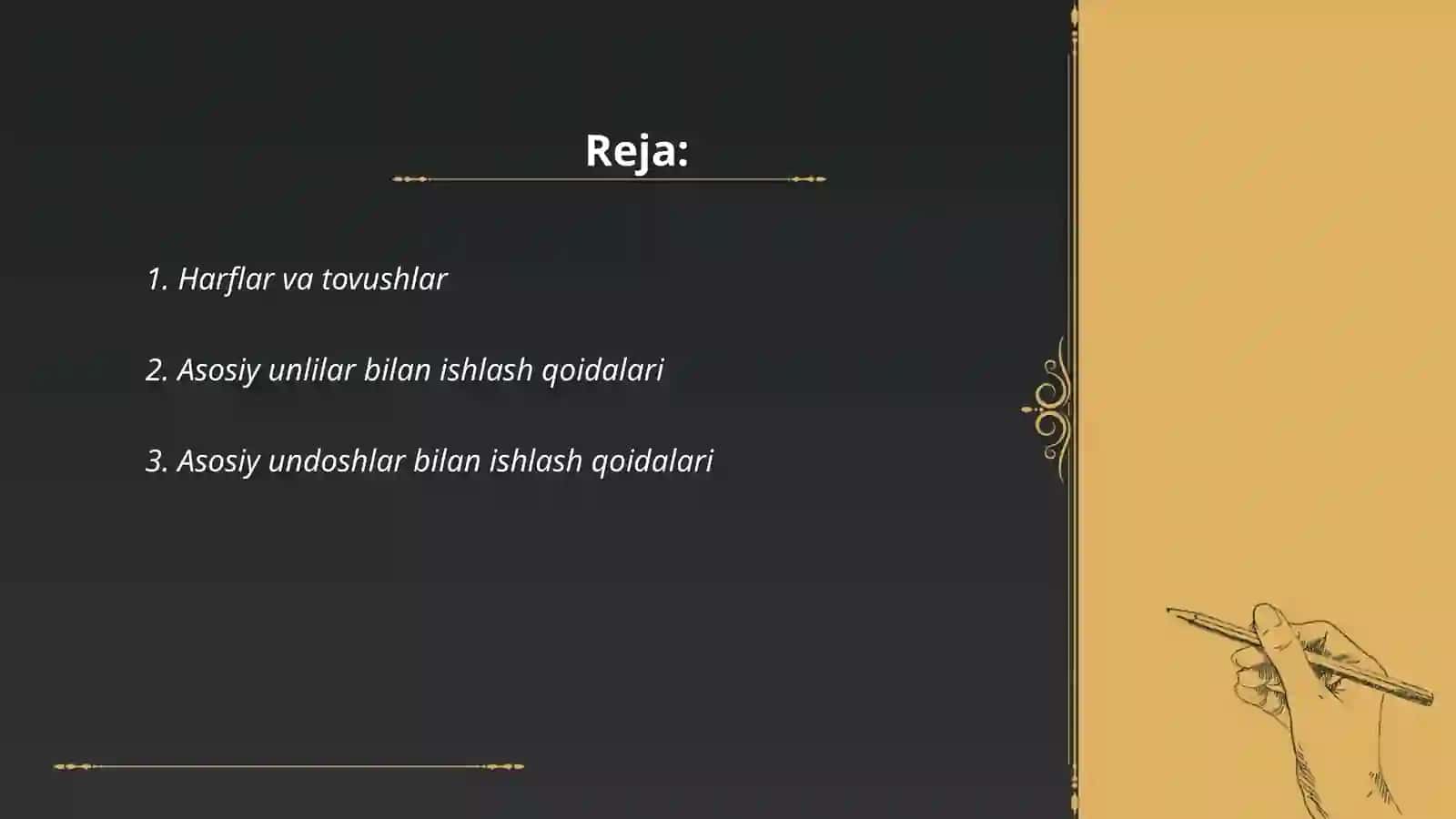 O'zbek tilining asosiy imlo qoidalari 2