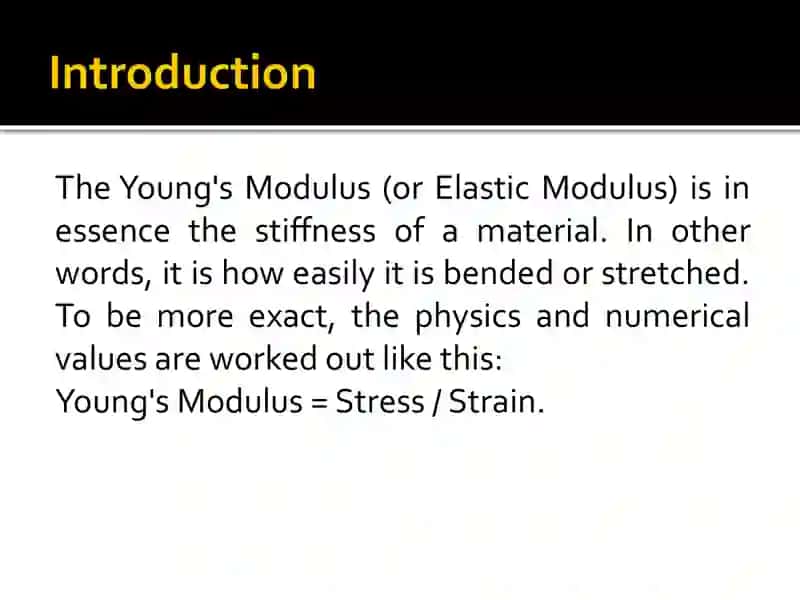 Young modulus 2