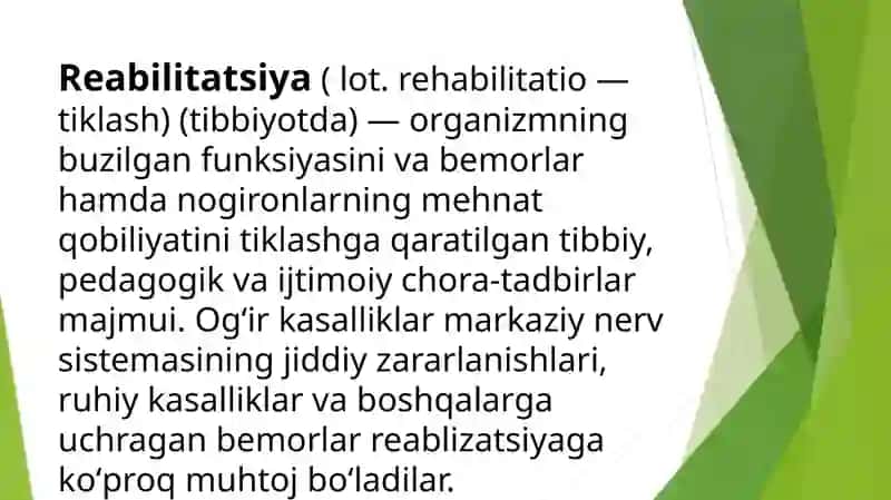 YAKKA TARTIBDA REABLITATSIYA 2