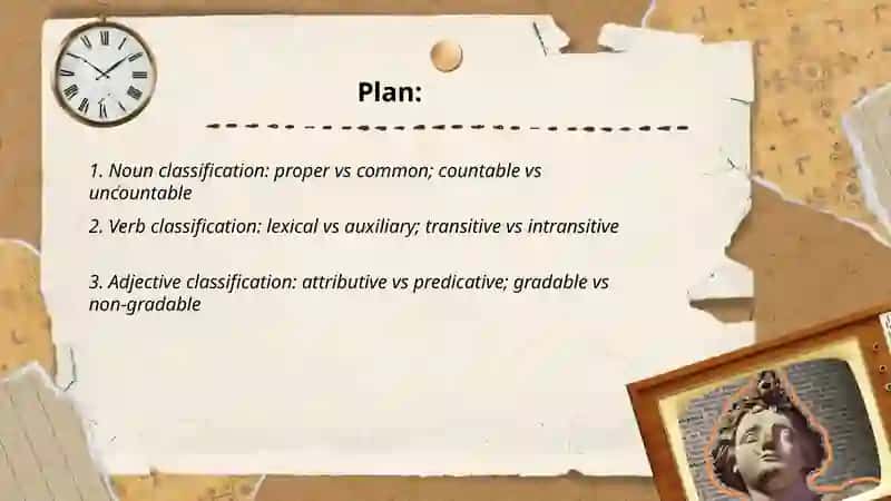 Parts of speech classification 2