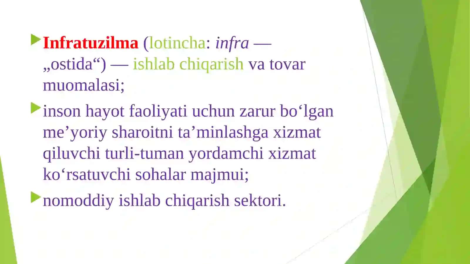Moliyaviy tashkilotlar va moliyaviy infratuzilma 2