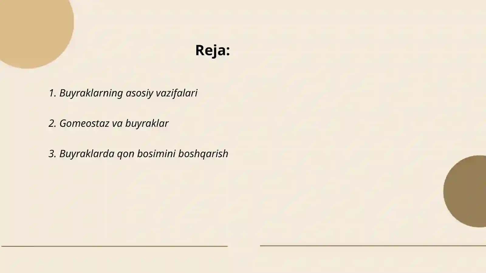 Buyraklarning asosiy vazifalari 2
