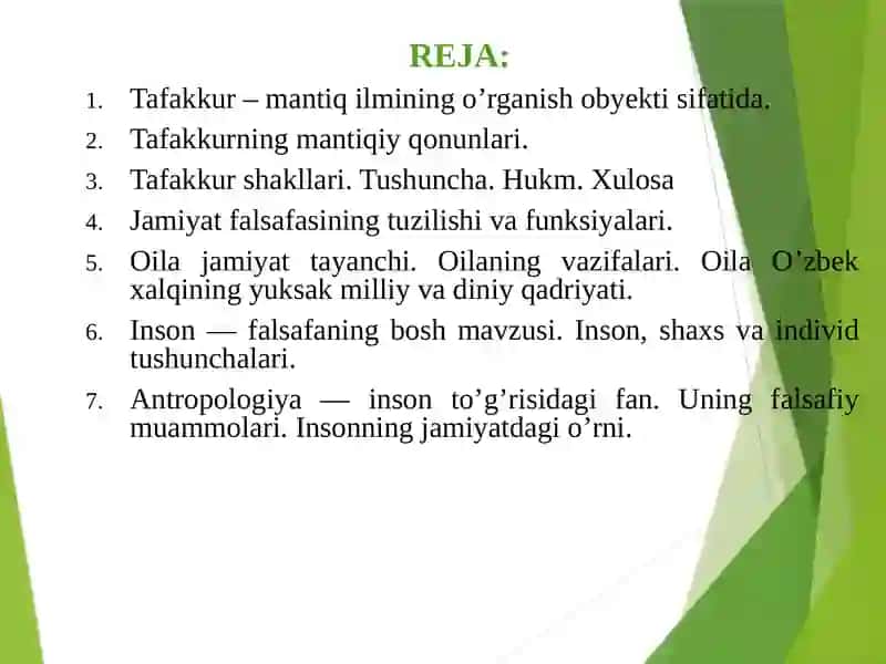 Falsafada mantiqning roli 2